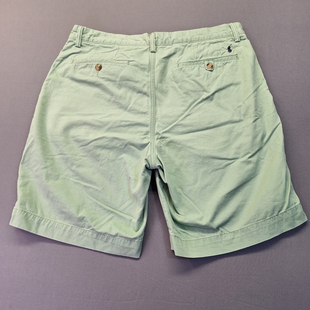 Polo Ralph Lauren Stretch Classic Fit Chino Shorts Sage Green Mens 34 casual - Picture 8 of 9